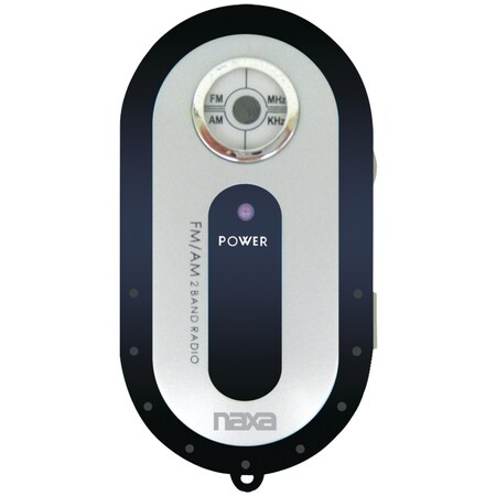 Naxa AM/FM Mini Pocket Radio (Black) NR720BK